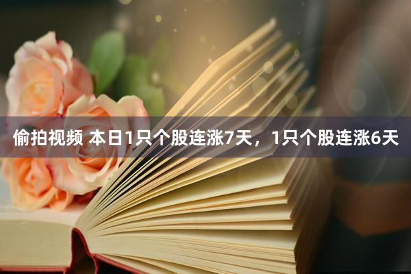 偷拍视频 本日1只个股连涨7天，1只个股连涨6天