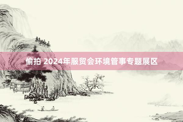 偷拍 2024年服贸会环境管事专题展区