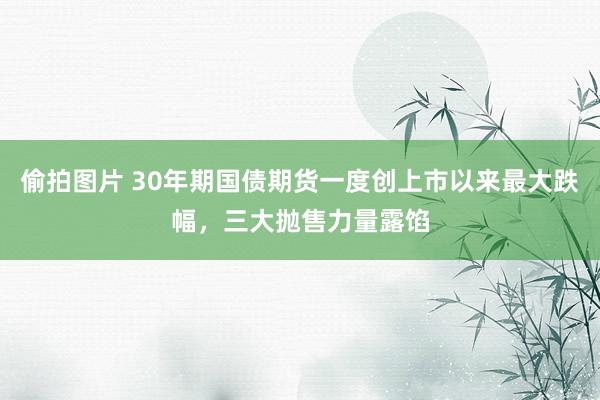 偷拍图片 30年期国债期货一度创上市以来最大跌幅，三大抛售力量露馅