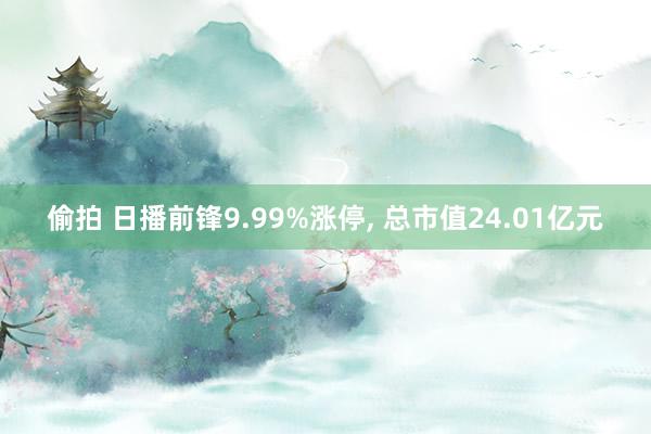 偷拍 日播前锋9.99%涨停, 总市值24.01亿元