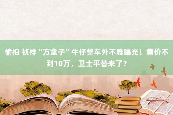 偷拍 祯祥“方盒子”牛仔整车外不雅曝光！售价不到10万，卫士平替来了？