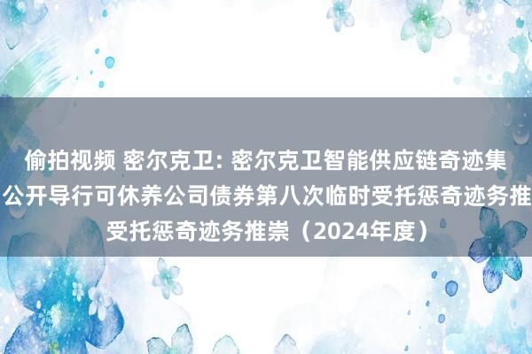 偷拍视频 密尔克卫: 密尔克卫智能供应链奇迹集团股份有限公司公开导行可休养公司债券第八次临时受托惩奇迹务推崇（2024年度）