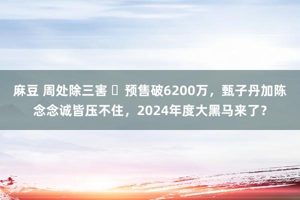 麻豆 周处除三害 ​预售破6200万，甄子丹加陈念念诚皆压不住，2024年度大黑马来了？