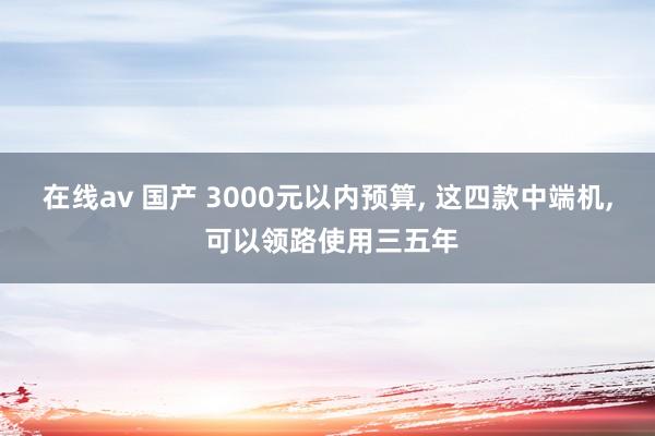 在线av 国产 3000元以内预算， 这四款中端机， 可以领路使用三五年